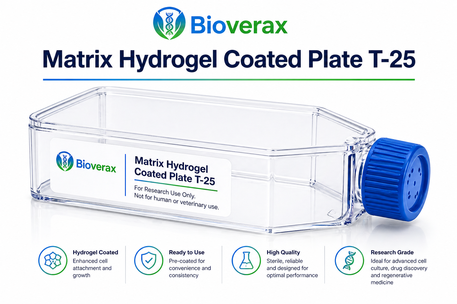 Matrix Hydrogel Coated Plate T-25